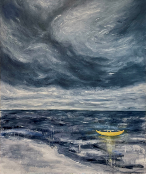 Crossing to Safety 61" x 51"