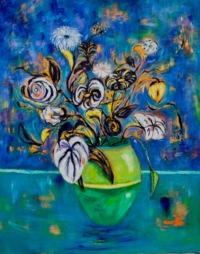 Blooms (VI), In the Time of Covid 30” x 24”